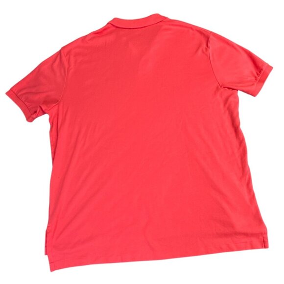 Polo By Ralph Lauren XXL Mens Coral Short Sleeve Shirt Small Blue Pony - Picture 2 of 6